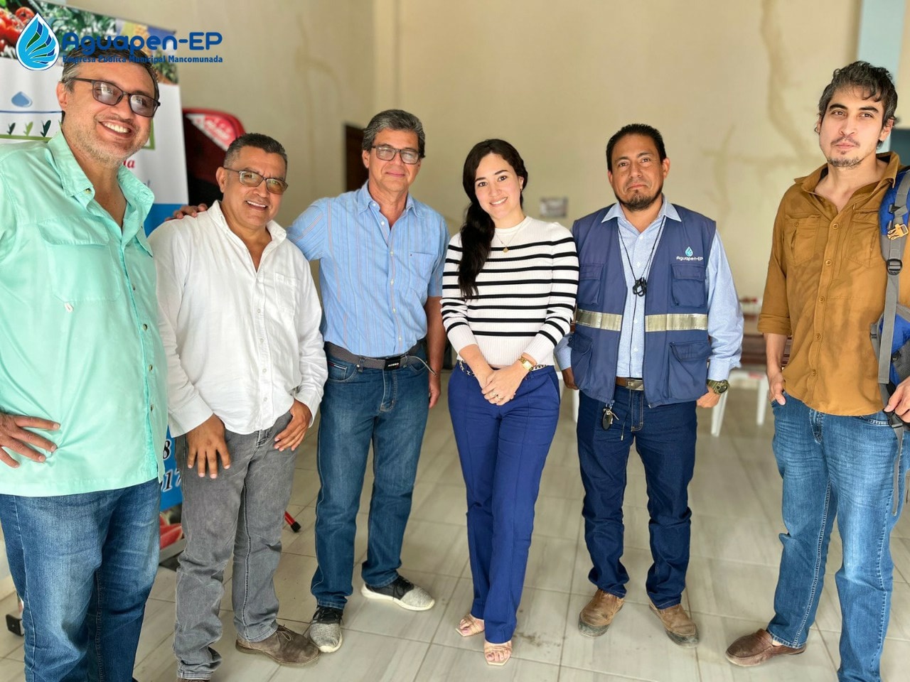 Aguapen -EP estuvo presente en la mesa técnica participando activamente con la Junta de Riego y Drenaje de Colonche